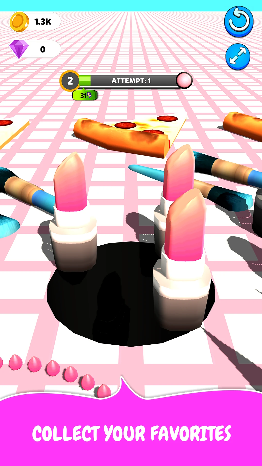 Lipstick Makeup Black Hole screenshot